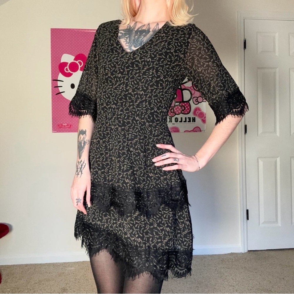 Disturbia dress with lace detailing